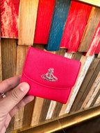 VIVIENNE WESTWOOD Compact Wallet | 西太后 銀包 (粉紅色) - LondonKelly 英國名牌代購