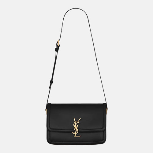 YSL SAINT LAURENT Solferino Medium Satchel | 聖羅蘭 手袋 (Black)