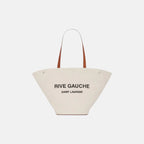 YSL SAINT LAURENT Rive Gauche Tote Bag | 聖羅蘭 手袋 (白色)