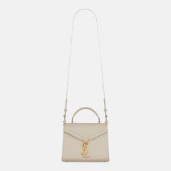 YSL Saint Laurent Cassandra Mini Top Handle Bag (White) | 聖羅蘭 手袋