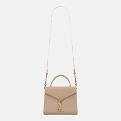 YSL Saint Laurent Cassandra Mini Top Handle Bag (Dark Beige) | 聖羅蘭 手袋