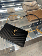 YSL SAINT LAURENT Cassandre Matelasse Envelop Chain Wallet | 聖羅蘭 銀包 (多色)