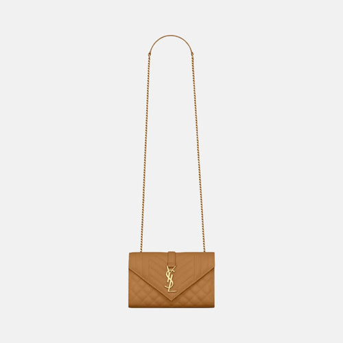 YSL Envelop Small Grain Leather Bag (Many Colours) - LONDONKELLY