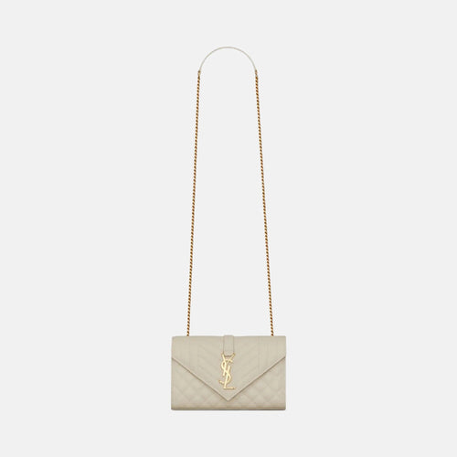 YSL Envelop Small Grain Leather Bag (Many Colours) - LONDONKELLY