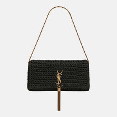 YSL Kate 99 Raffia Chain Bag with Tassel (2 Colours) - LONDONKELLY
