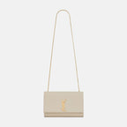 YSL SAINT LAURENT Kate Medium Chain Bag | 聖羅蘭 手袋 (White)