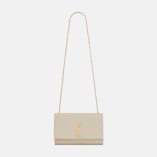 YSL SAINT LAURENT Kate Medium Chain Bag | 聖羅蘭 手袋 (White)