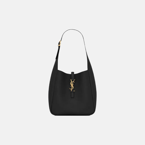 YSL Saint Laurent Le 5 A 7 Soft Small Hobo Bag (Black) | 聖羅蘭 手袋 | 713938AAAUQ1000