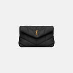 YSL SAINT LAURENT Puffer Small Pouch | 聖羅蘭 Pouch (黑色)