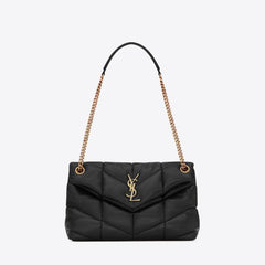 YSL Quilted Lambskin Puffer Small Chain Bag (Many Colours) - LONDONKELLY