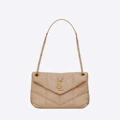 YSL Quilted Lambskin Puffer Small Chain Bag (Many Colours) - LONDONKELLY