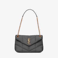 YSL Quilted Lambskin Puffer Small Chain Bag (Many Colours) - LONDONKELLY