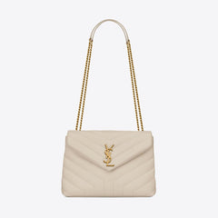 YSL Quilted Y Loulou Small Chain Bag (Many Colours) - LONDONKELLY