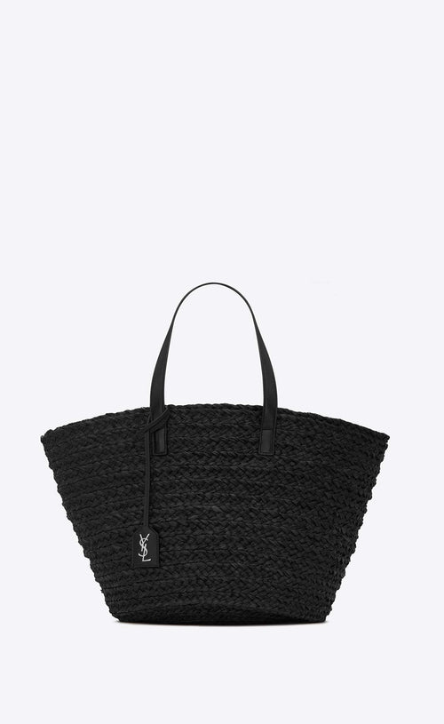 YSL SAINT LAURENT Panier Medium Bag | 聖羅蘭 手袋 (黑色)