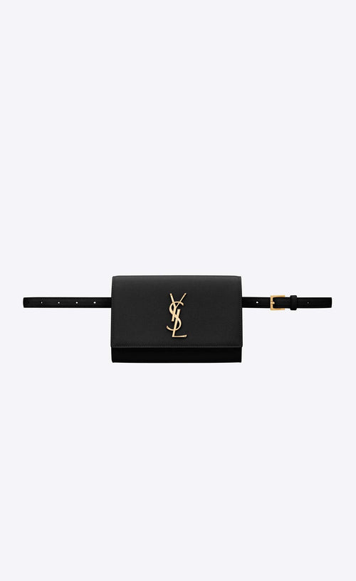 YSL SAINT LAURENT Kate Belt Bag | 聖羅蘭 腰包 (黑色)