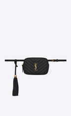 YSL SAINT LAURENT Lou Belt Bag | 聖羅蘭 腰包 (黑色)