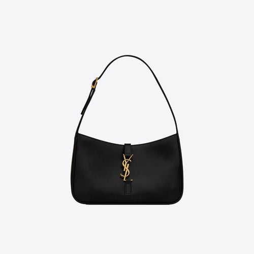 YSL SAINT LAURENT LE 5 A 7 Hobo Bag (Black) | 聖羅蘭 手袋 | 6572282R20W1000