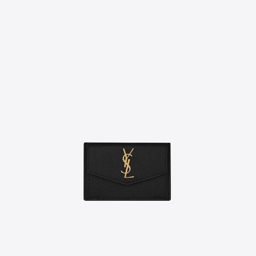 YSL SAINT LAURENT Uptown Card Case | 聖羅蘭 卡套 (Black)