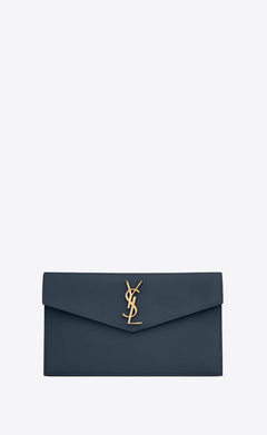 YSL SAINT LAURENT Uptown Pouch (Blue) | 聖羅蘭 手袋 | 5657391GF0J1000